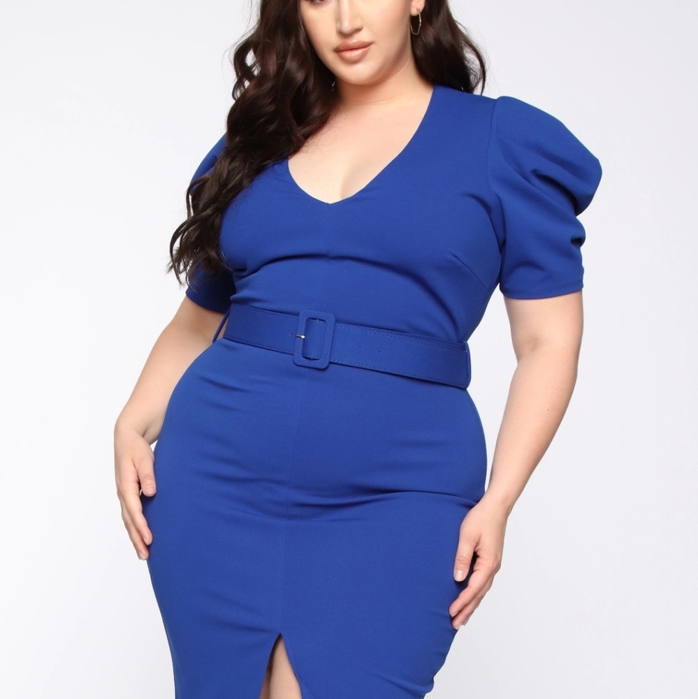 Fashion Nove Tell Me More Midi Dress
